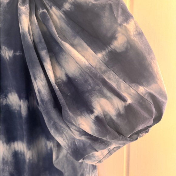 Ulla Johnson Blue Puff Sleeve Top - Picture 6 of 7